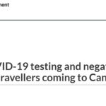2021年1月7日よりカナダ入国にはPCR検査が必要に！